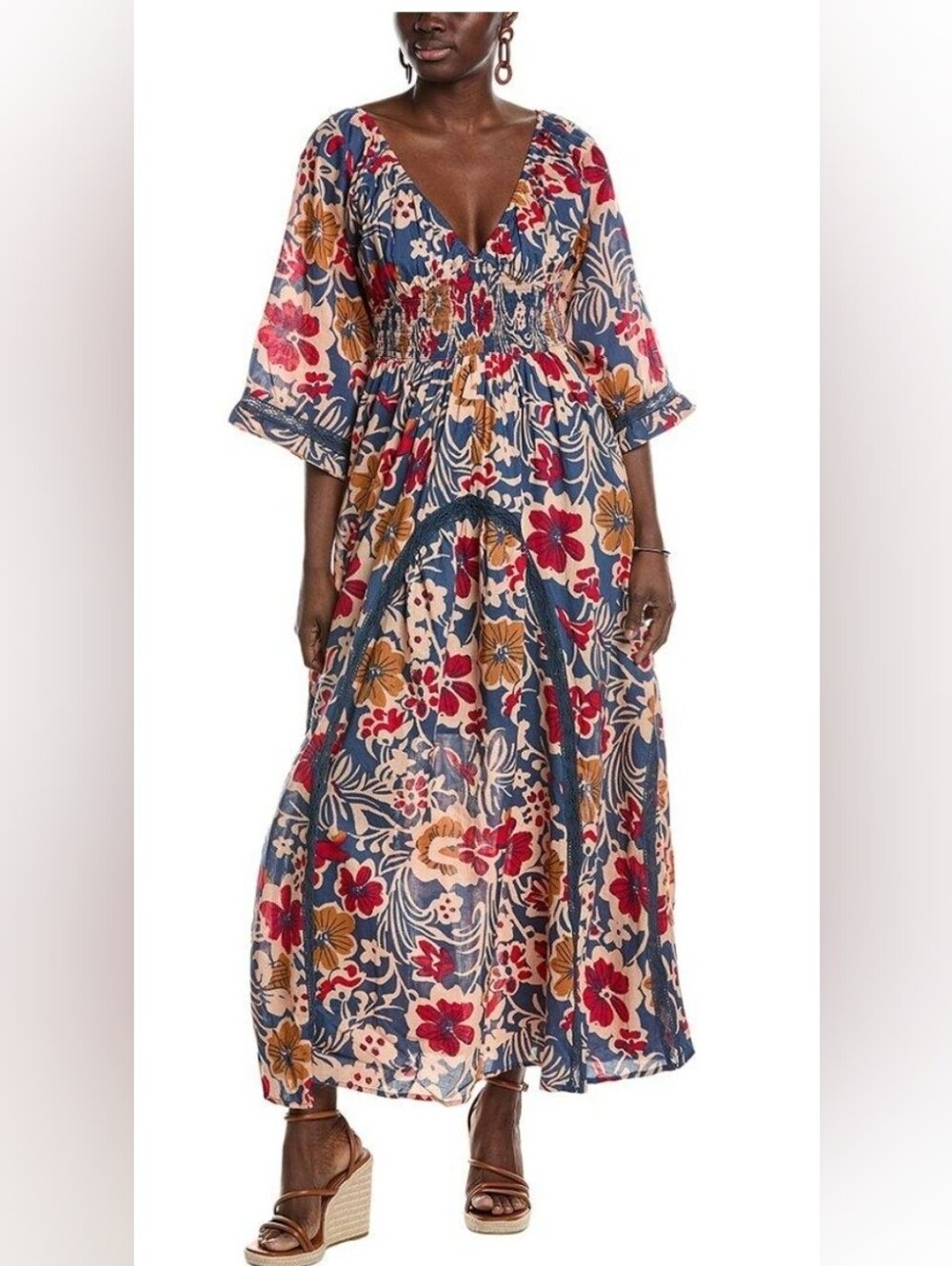Free People Size XS-S Printed Dixie Maxi Dress - Picture 7 of 15